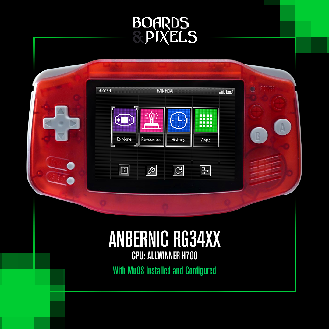Anbernic RG34XX With MuOS