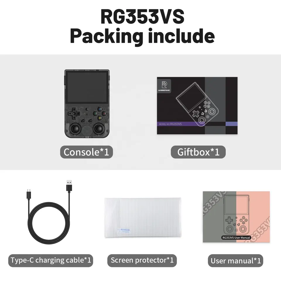 Anbernic RG353VS with JelOS or ArkOS installed