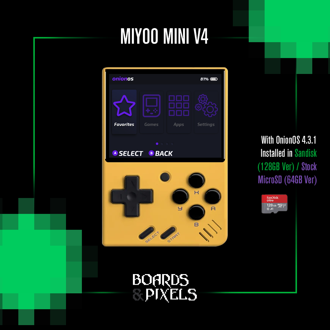Miyoo Mini V4 with OnionOS 4.3.1