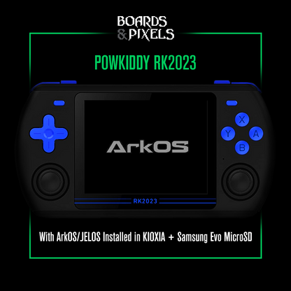 Powkiddy RK2023 with JelOS or ArkOS Installed