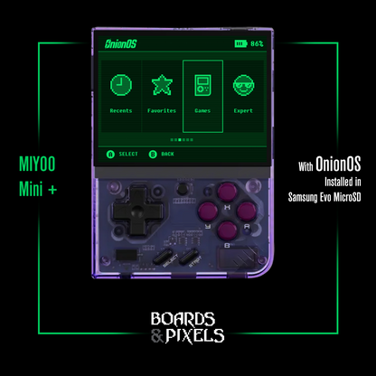 Miyoo Mini Plus with OnionOS 4.3.1